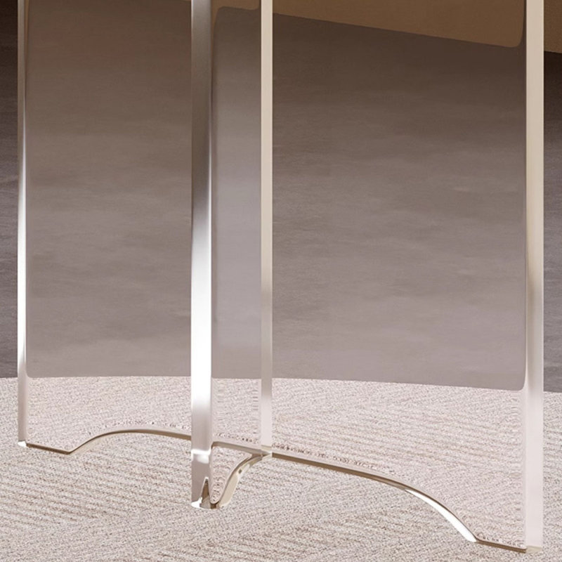 Bureau flottant moderne en acrylique pour étude à domicile, H 29,5 po x l 70,9 po x P 19,7 po