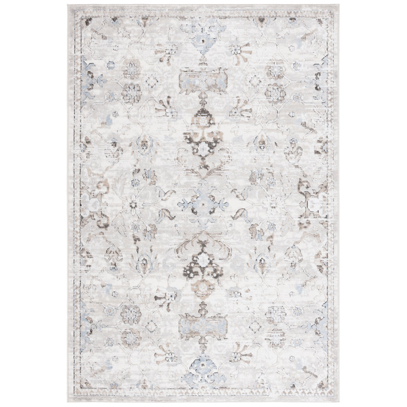 Floresville Performance Oriental Indoor/Outdoor Area Rug, Rectangle 9' x 12'