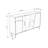 Fiona 150Cm Wide Sideboard Console with Storage and Modern Design-1201394424