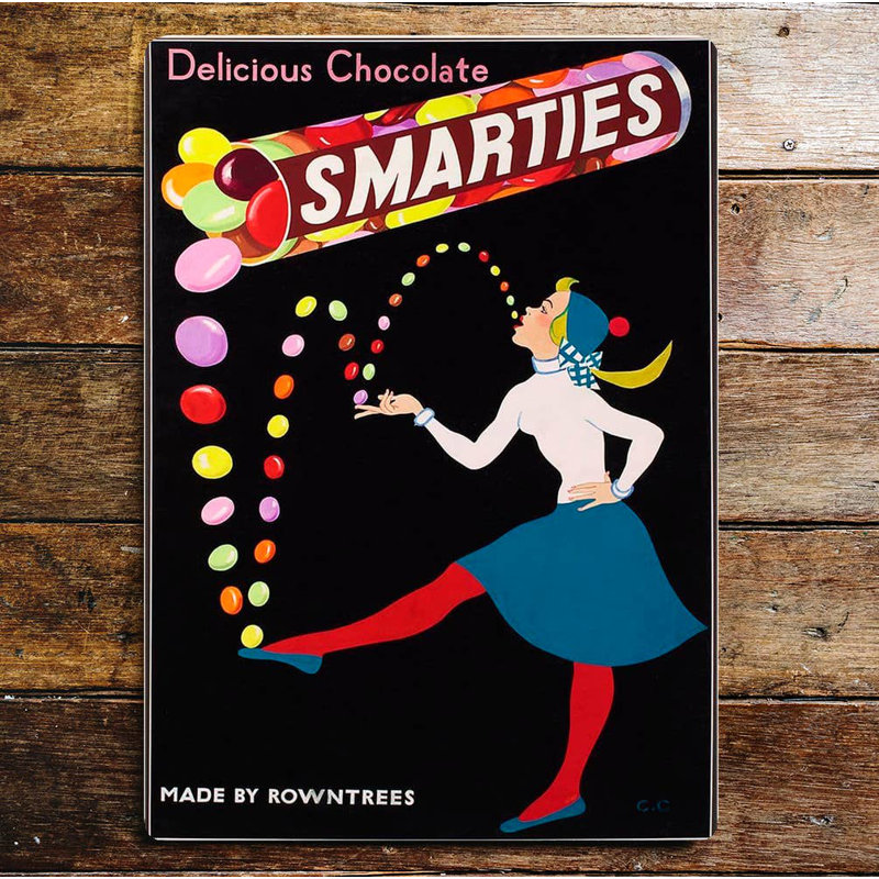 Food & Beverage Wall Decor on Metal, 25cm H x 20cm W