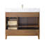 Meuble-lavabo autoportant à simple cuve 42 po avec plateau en marbre Caldwell-107663185-107663189-107663191