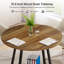 80cm Round Conference Table with 4 Chairs
