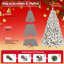 Arbre de Noël pré-éclairé enneigé avec pommes de pin et arbre de Noël-78492438