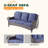 Tommy 7 - Person Patio Conversation Set with Cushions-1128806213-1128806212