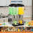 19 QT Commercial Beverage Dispenser, 2 Tanks