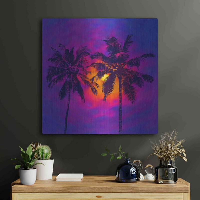 «Good Night Florida», art mural en métal, H 24 po x l 24 po