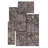 Ensemble de tapis de Cedar Creek 4 pièces Espresso