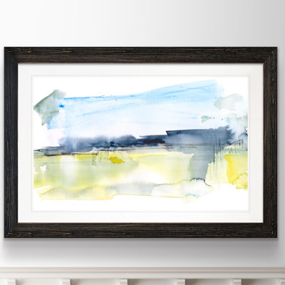 « paynes gray plains i » par paul cezanne-reproduction de photo encadrée