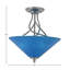 Capri Semi-Flush 3-Bulbs Shown With 16" Glass-2141235134-2141235129