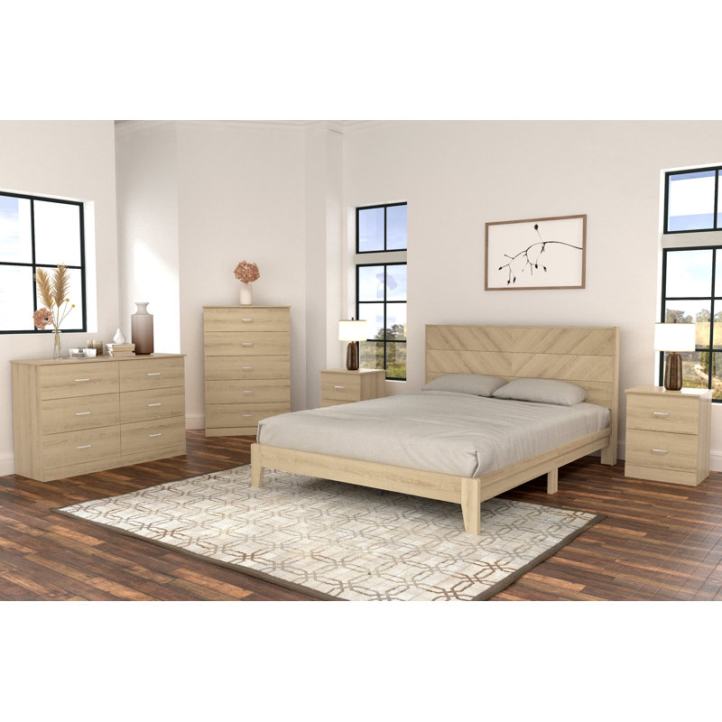 Curtis 5 Piece Bedroom Set, Queen