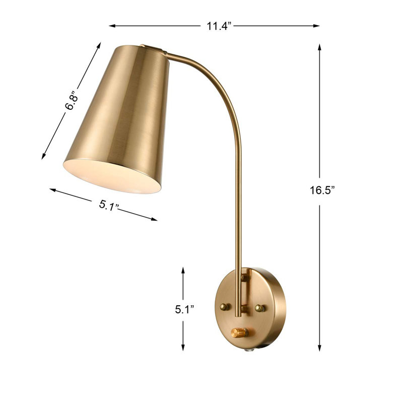 Iron Swing Arm Sconce