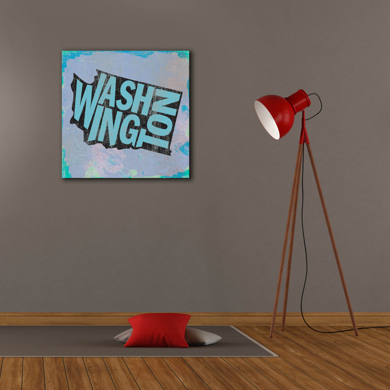 «Washington» par Art Licensing Studio, art mural sur toile, H 26 po x l 26 po x P 1,5 po