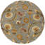 Tapis gris à motif floral Chichaoua-793666471