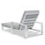 Chaise longue d'extérieur en métal Hoyt-460084292-534516076