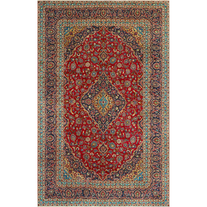 Khusbu Distressed Frederic Red Rug