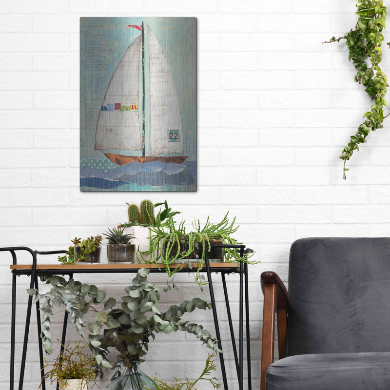 «At The Regatta II» par Courtney Prahl, H 16 po x l 12 po