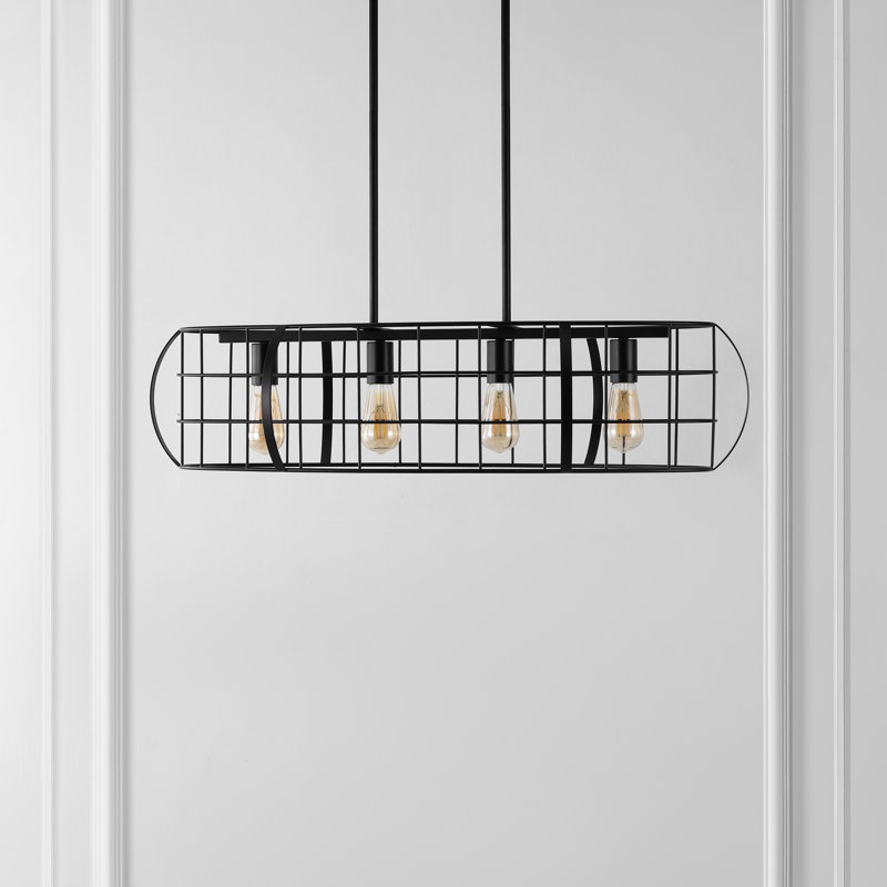 Lustre en fer 4 lumières Daxton