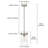  Levona 1 - Light 5.1" Wide Pendant with Hammered Glass for Kitchen Island-2085483605
