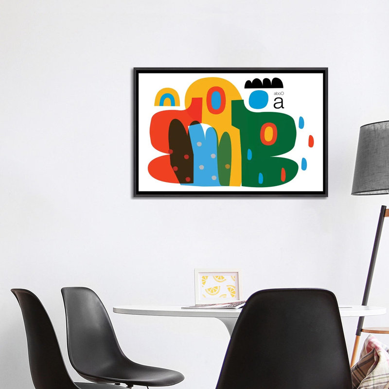 «Late Af après-midi Walk» par Andy Amos - reproduction de photo, H 26 po x l 40 po x P 1,5 po, Toile encadrée noire