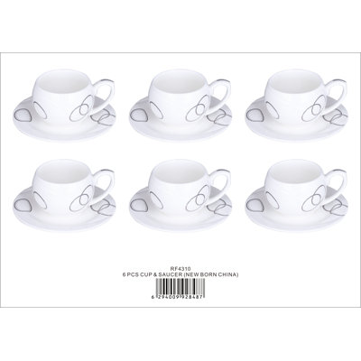 Bone China Espresso Cup and Saucer