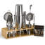 Ensemble de bar à cocktail en acier inoxydable 13 pièces-1169858296