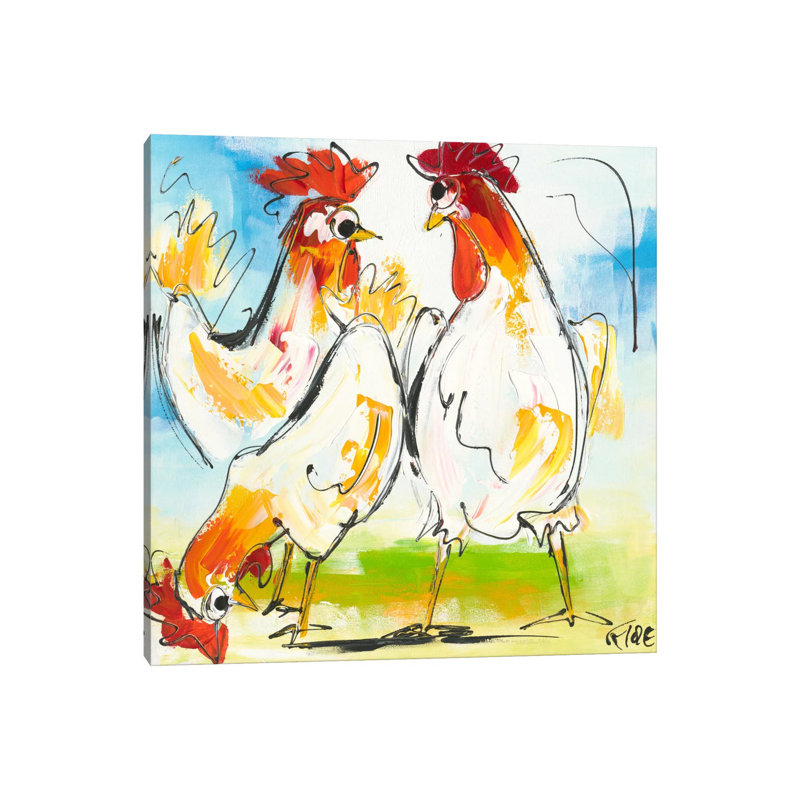 Tokkie II by Art Fiore - Wrapped Canvas Painting, 30.48 cm H x 30.48 cm W x 1.91 cm D