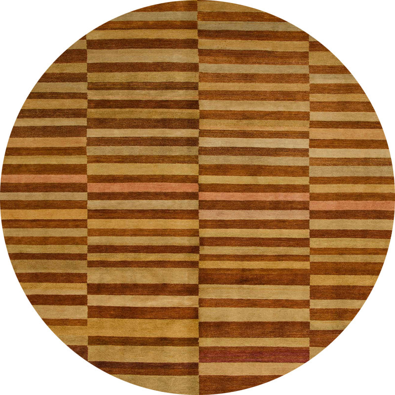 Tapis abstrait moderne 1540, Rond 6 pi