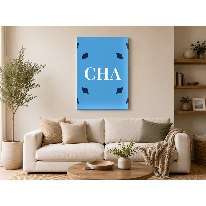 Monogramme Charlotte Luxury Diamond - bleu marine, bleu Caroline, blanc, H 18 po x l 12 po, Bleu / blanc
