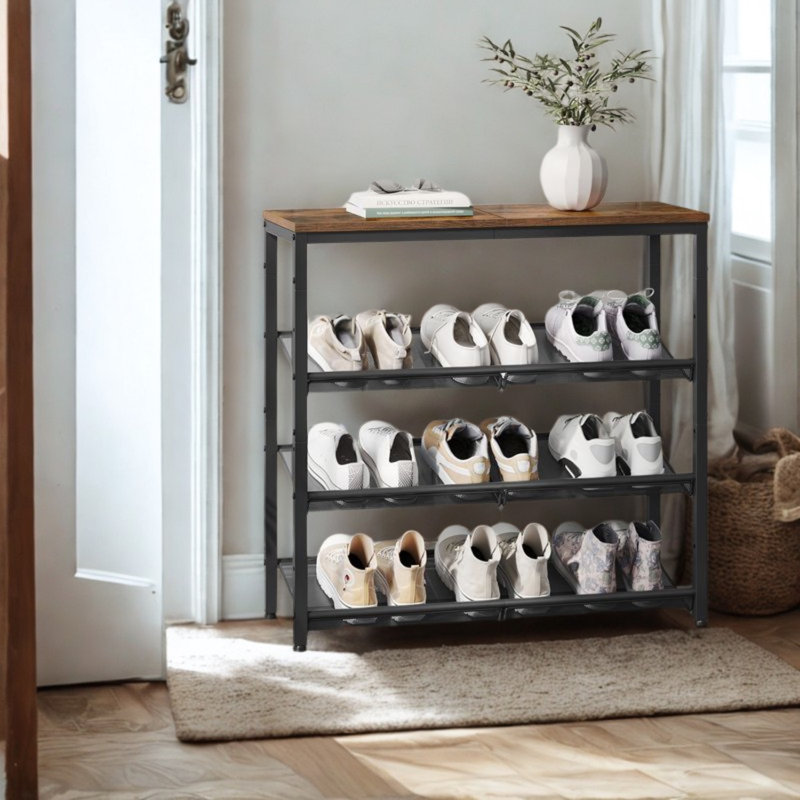12 Pair Shoe Rack