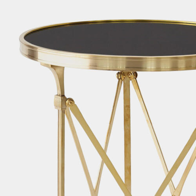Directoire End Table, Black