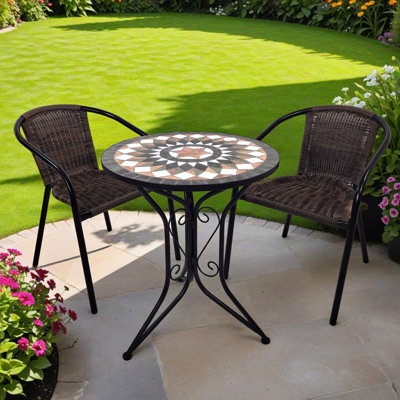 2 - Person Patio Dining Set with Round Table