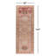 Debary Machine Washable Performance Orange/Pink/Brown Rug-1682649317