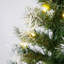 Ensemble de guirlande de Noël 3 pièces et ensemble de 2 arbres d'entrée avec lumières DEL