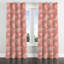 Rideaux de fenêtre abstraits - Rideau à œillets motif bord de mer - 1 panneau-1199807714-1199807713