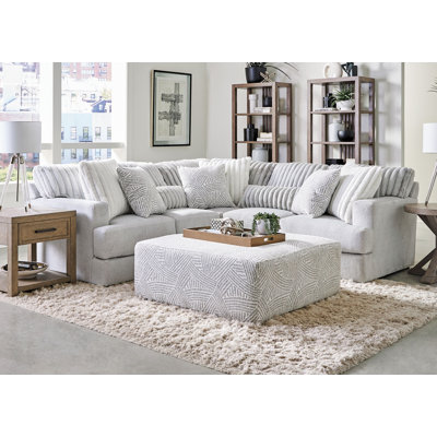 Zyyon 2-Piece Fabric L-Shaped Sectional