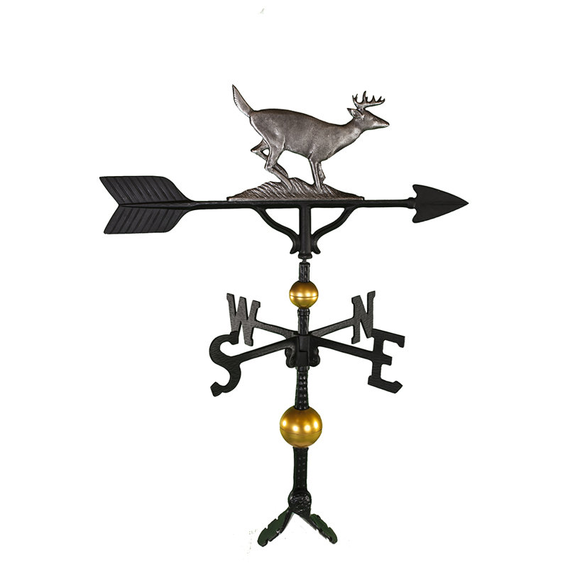 Deluxe 32'' H Animals Weathervane, Swedish Iron