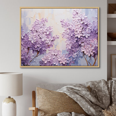 Blooming Lilac Melody III - Lilas, art sur toile
