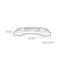 Combinaison de canapé d'angle semi-circulaire-104490222