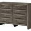 Commode en bois de style campagne américaine moderne Marilla G1505-D avec résine durable et placages de bois, entièrement assemblée-1059806902