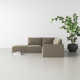 Deirdre 5 - Piece Modular Upholstered Reversible Chaise L-Sectional