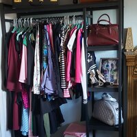 Merissa 47 W Freestanding Closet System Latitude Run Finish: Vintage