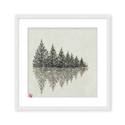 Nature Inspired "Frosted Trees" Canvas Wall Art By 
