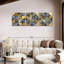 «Abstract Geometric Circles», reproduction sur toile-93025666
