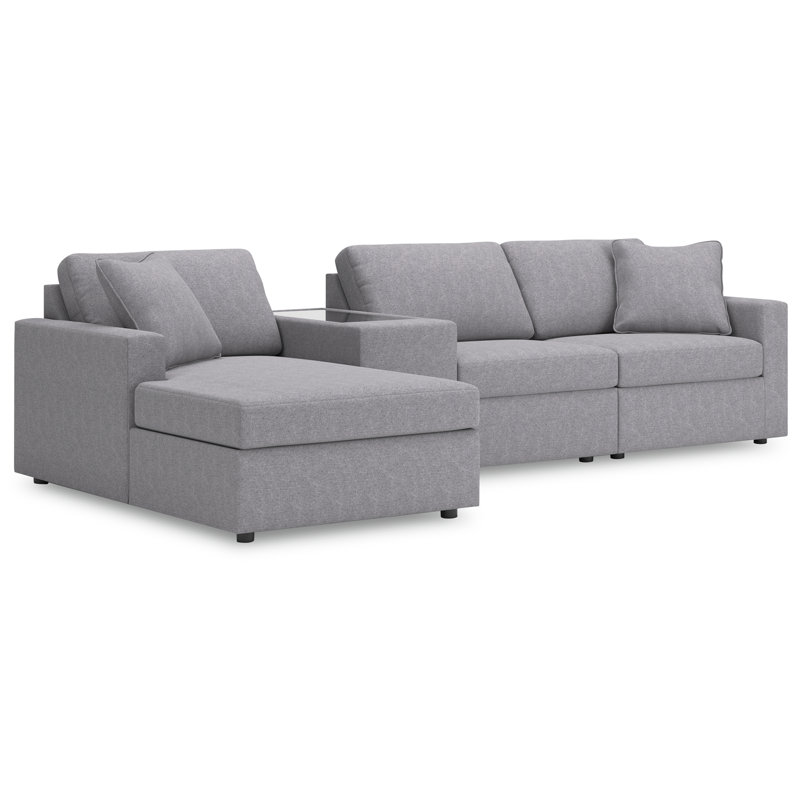 Canapé modulaire 4 pièces avec méridienne Modmax, Orienté à gauche (vu de face)