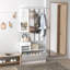 Armoire avec porte à chaussures Haylyn