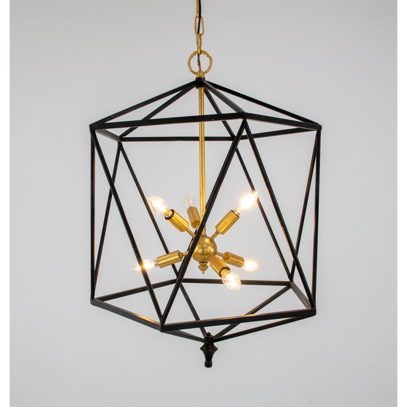 Victor 6 - Light Chandelier, Black