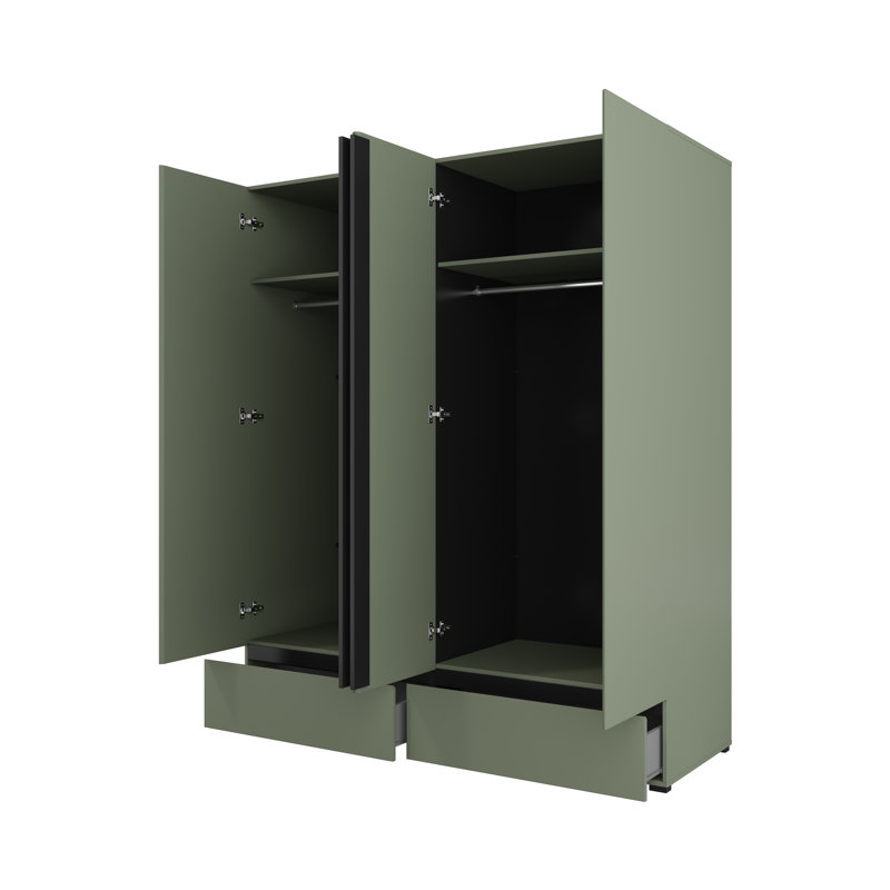 Sunee 4 Door Laminate Wardrobe