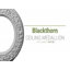 Médaillon de plafond Blackthorn Endurathane, P 13 3/8 po x P 7 1/2 po x P 3/4 po (convient aux auvents jusqu'à 7 1/2 po), finition bleu flash peinte à la main-27782799