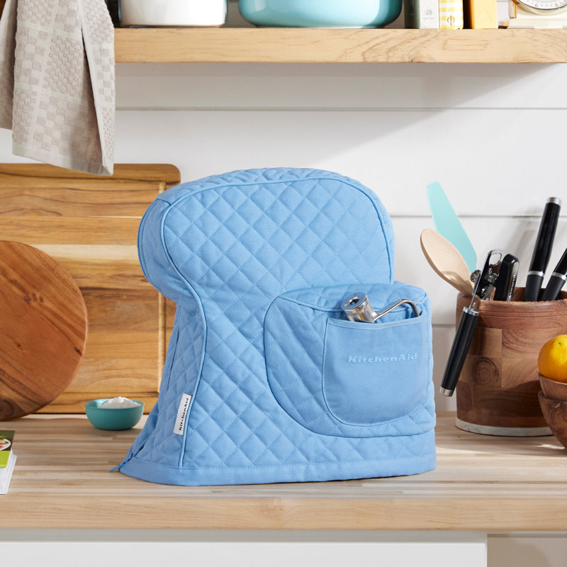KitchenAid® Quilted Fitted Mixer Cover, Blue Velvet