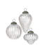 3 Piece Mini Shapes Finial Ornament Set